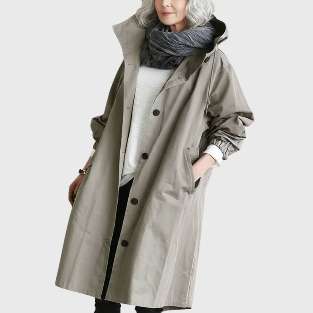 Ninonlise | Double-Breasted Trench Coat