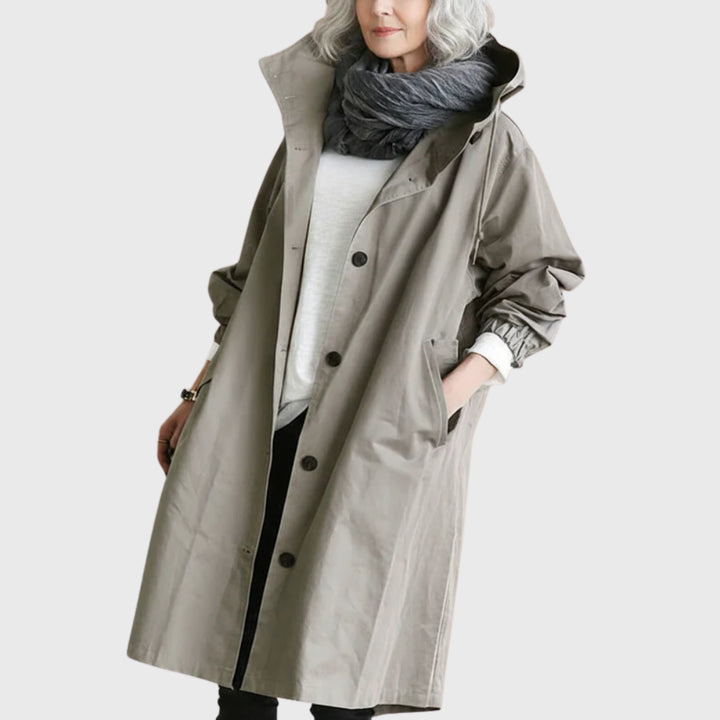 Ninonlise | Double-Breasted Trench Coat