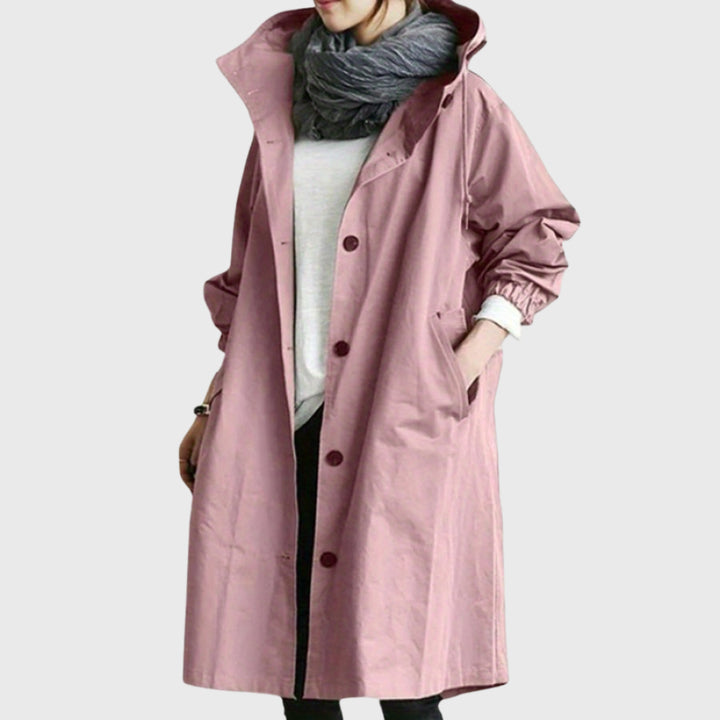 Ninonlise | Double-Breasted Trench Coat