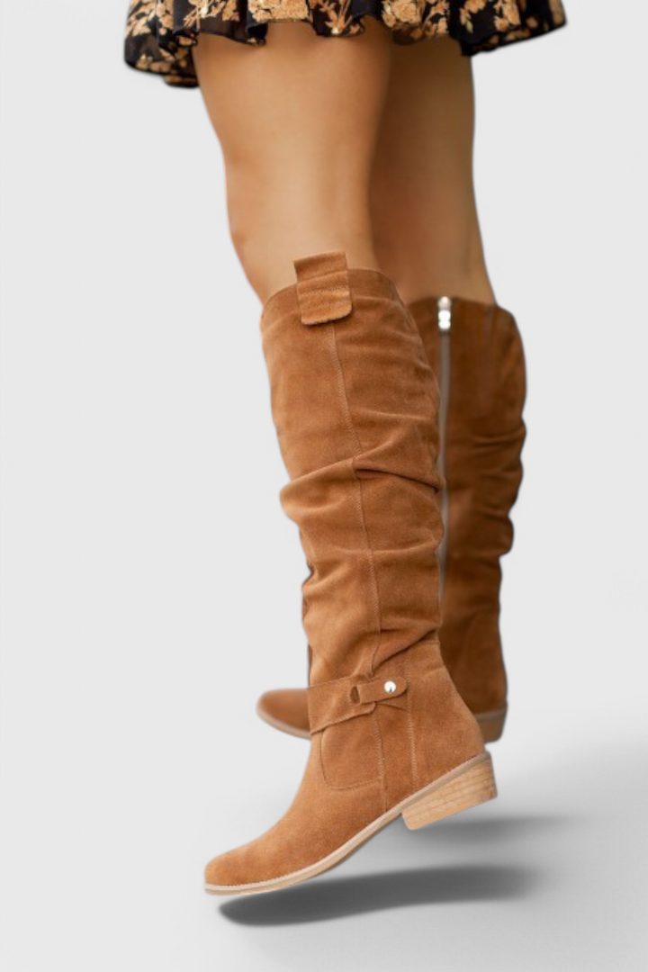 Unawenlyn | Women's Retro-Inspired High Boots — 2