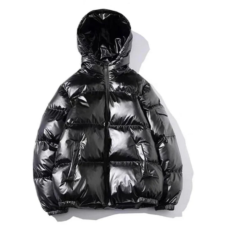 Nirawen | Women's Thick Waterproof puff Jacket | Windproof Jacket — Hooded Black