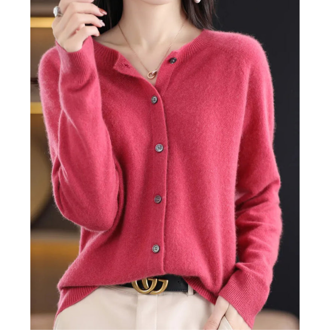 Noelle | Women's Knit Cozy Cashmere Cardigan for Sweaters — 1