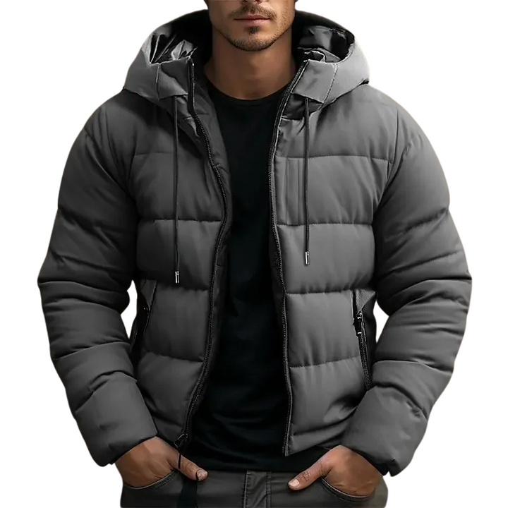 Octavian | Men's Lightweight Casual warm Hooded puff winter Jacket for Men — 2