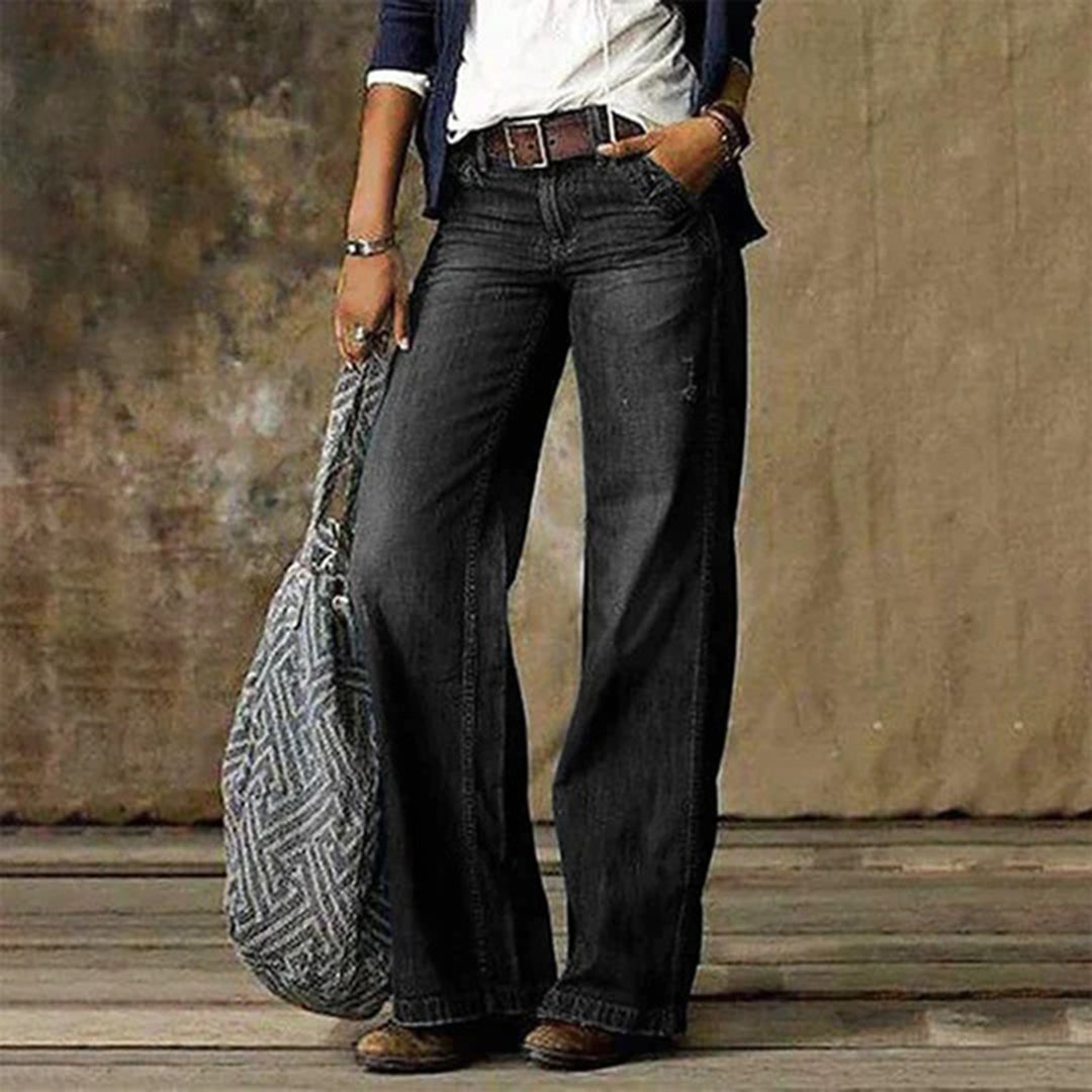 Olivia | High-Waist Wide-Leg Vintage Jeans