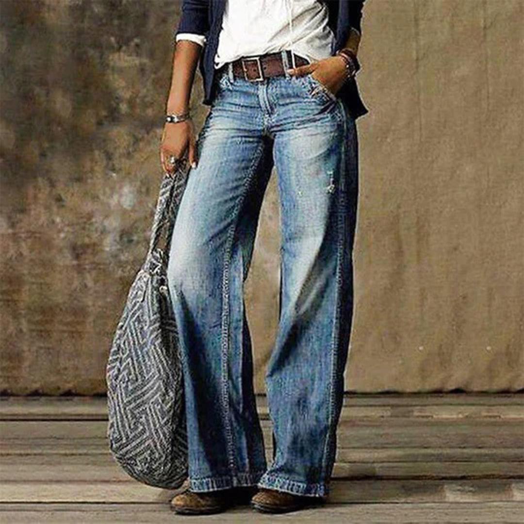 Olivia | High-Waist Wide-Leg Vintage Jeans