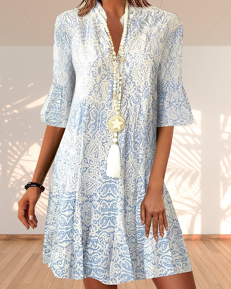 Ondienne | Floral Wedding Guest Dress