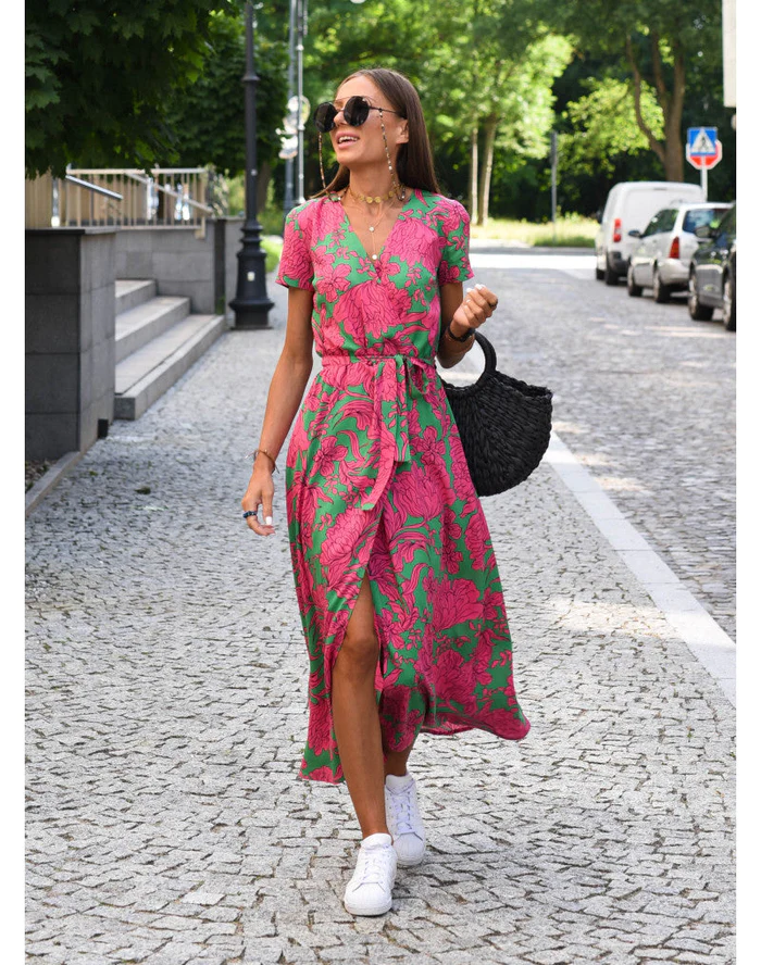 Ondlora | Wrap Wedding Guest Dress