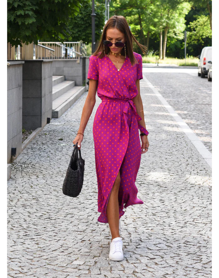 Ondlora | Wrap Wedding Guest Dress