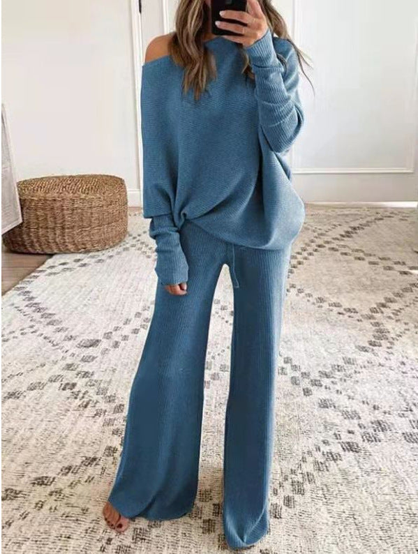 Oriaessa | Women's Two-Piece Matching Stylish and Comfortable Knitted Two Piece Set — 1