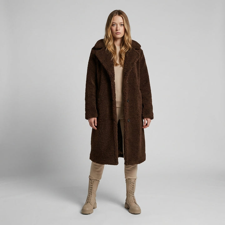 Orlaetta | Women's Longline Teddy Coat