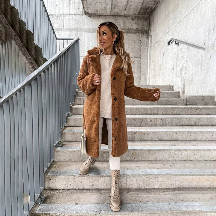 Orlaetta | Women's Longline Teddy Coat