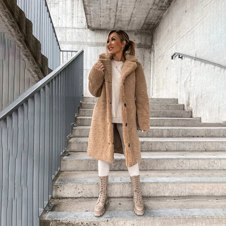 Orlaetta | Women's Longline Teddy Coat