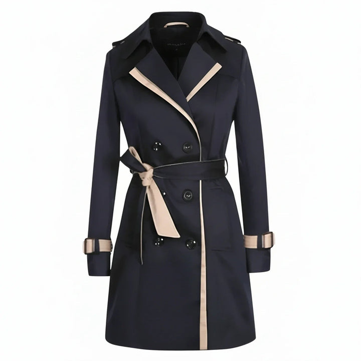 Pia | Women's Double-Breasted Trench Coat for — 3