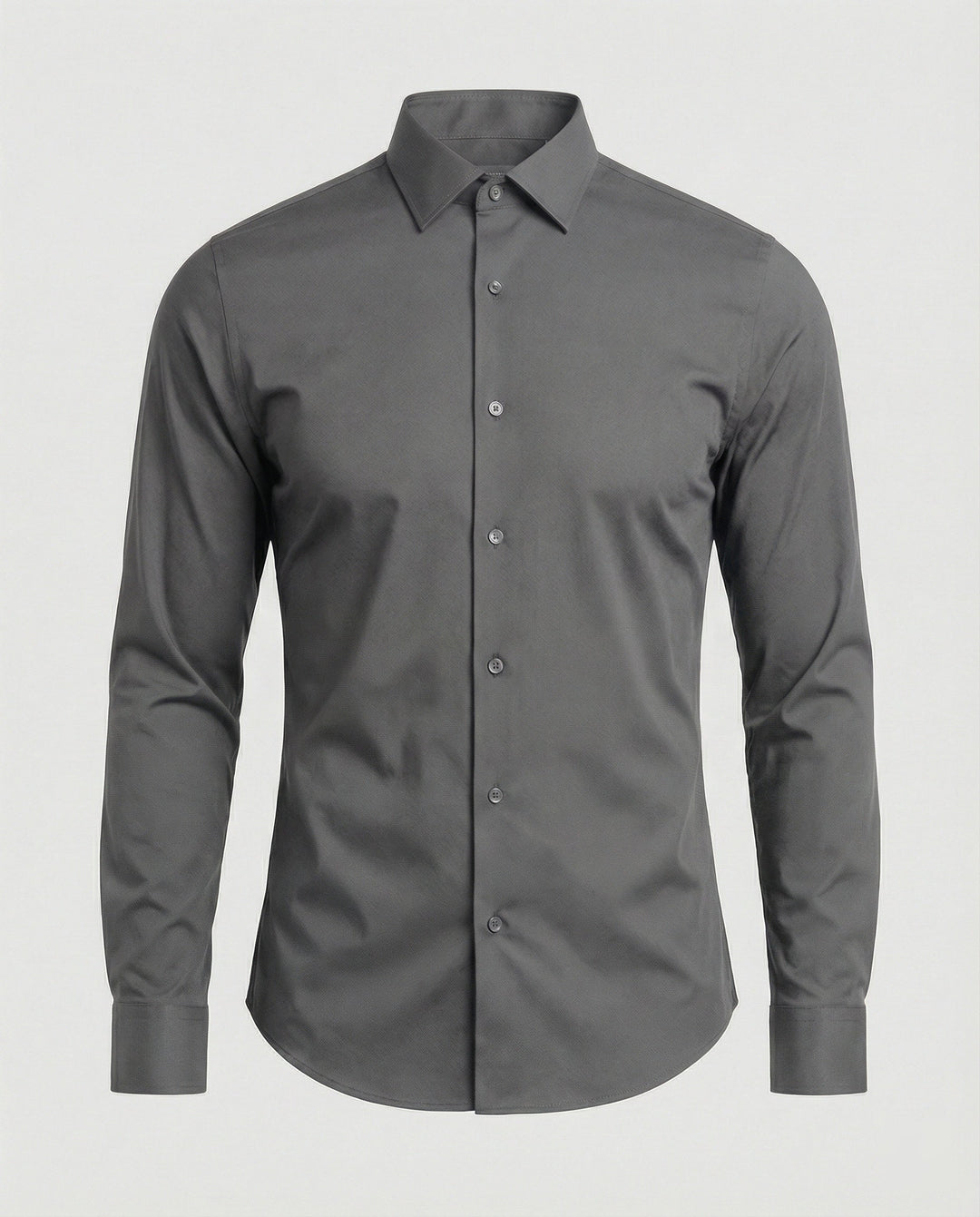 Stretch formal shirt with a sleek everyday look.