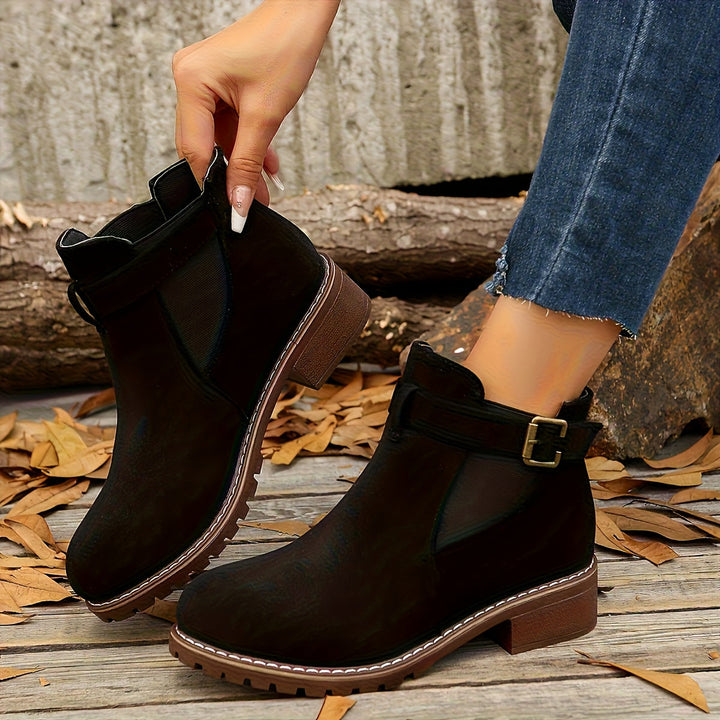 Quenbelle | Women's Ankle Boots Buckle Strap Everyday Wear