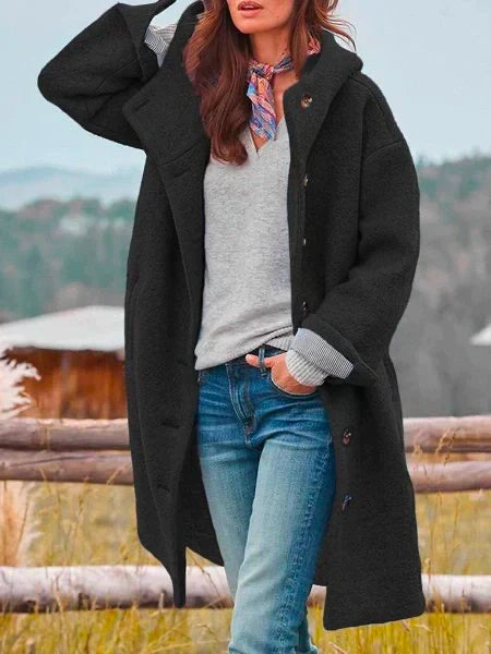 Renetheen | Women's Casual Stretch Comfortable Coat Tops — Black