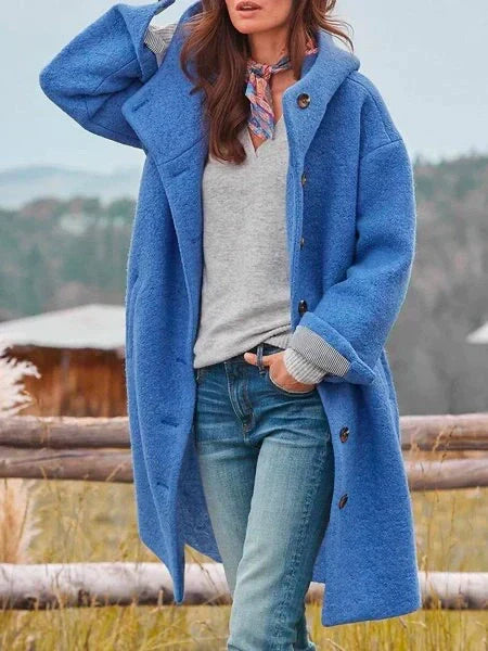 Renetheen | Women's Casual Stretch Comfortable Coat Tops — Blue