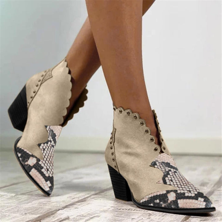 Rheania | Lace Western Cowboy Boots