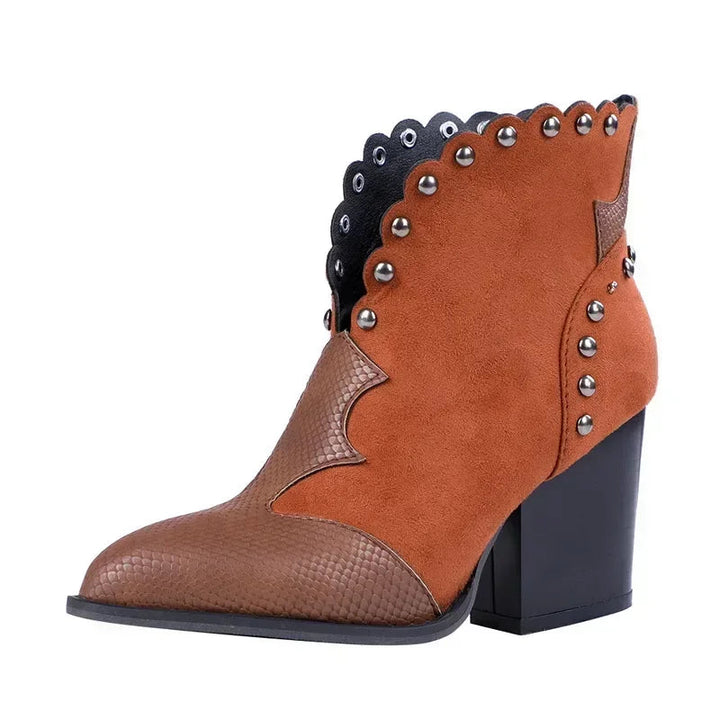 Rheania | Lace Western Cowboy Boots