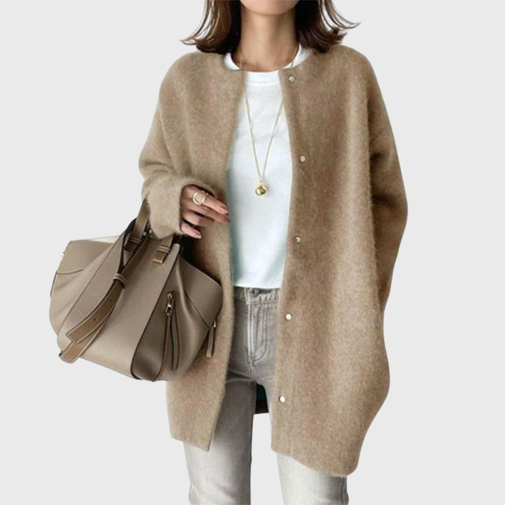 Rheareth | Women's Knit Cozy Elegant Cashmere Cardigan Sweaters — 1