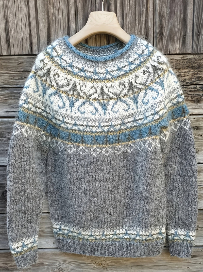 Rillariel | Women's Knit Cozy Elina – warm sweater with soft details — 1