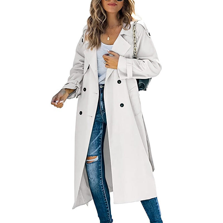 Romy | Women's Double-Breasted Zara - Trench Coat Long — 1