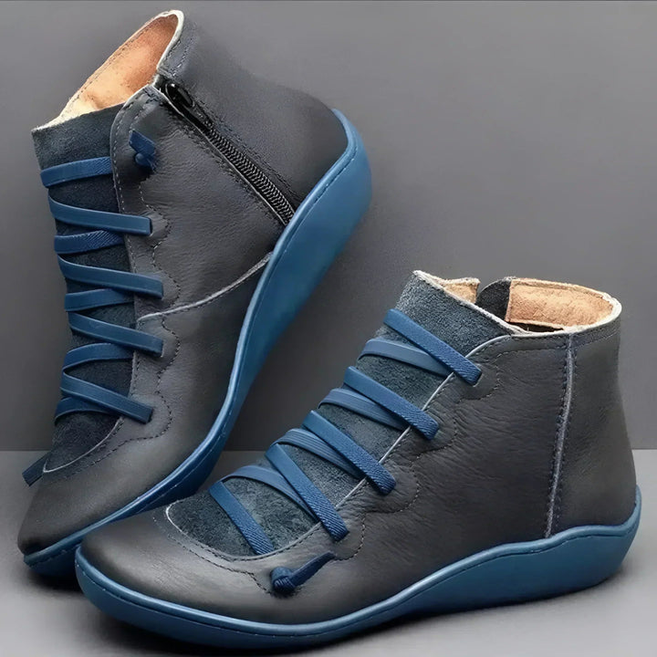 Rosaara | Women's Comfortable Waterproof Boots — Blue