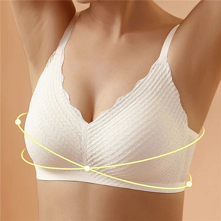 Sabelvia | Women's Casual Stretch Seamless Comfort Bra Tops — Nude