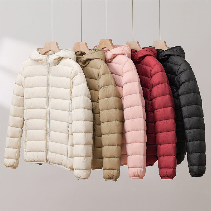 Selienne | Women's Lightweight Hooded Quilted Jacket — 1