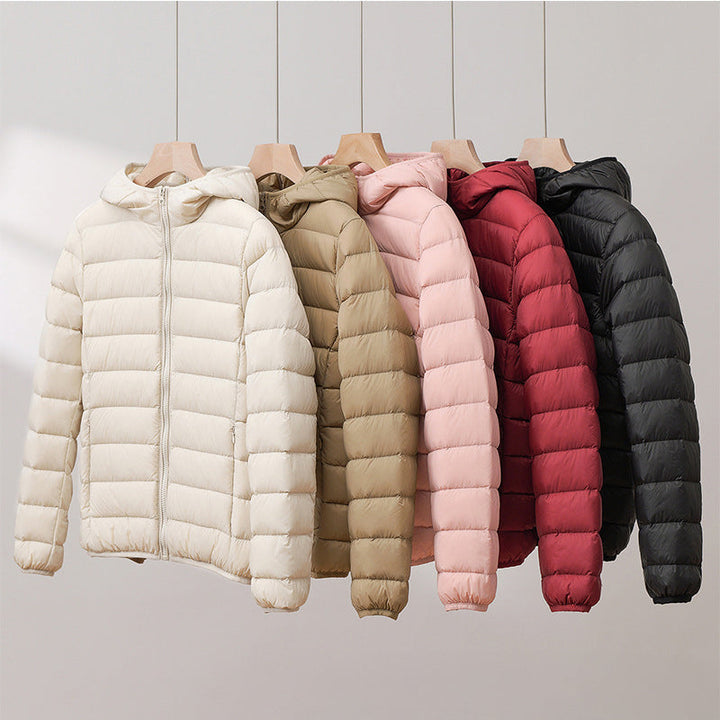 Selienne | Women's Lightweight Hooded Quilted Jacket — 1