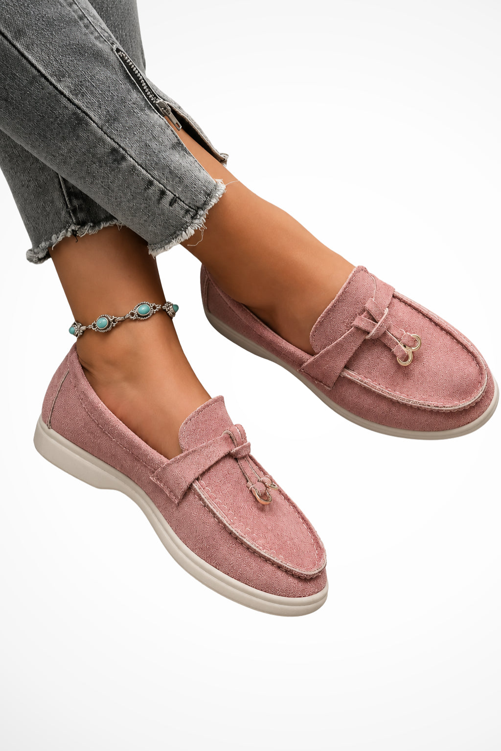 Serisse | Women's Orthopedic Comfort Slip-On Suede Old Money Orthopedic Loafers — 2