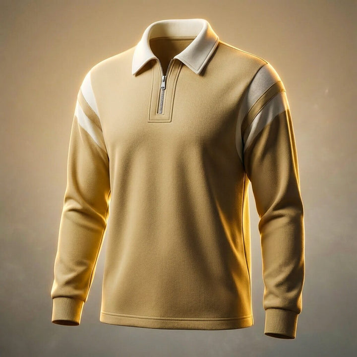 Sophie | Women's Casual Stretch Brett Prestige Long Sleeve Polo Tops — 2