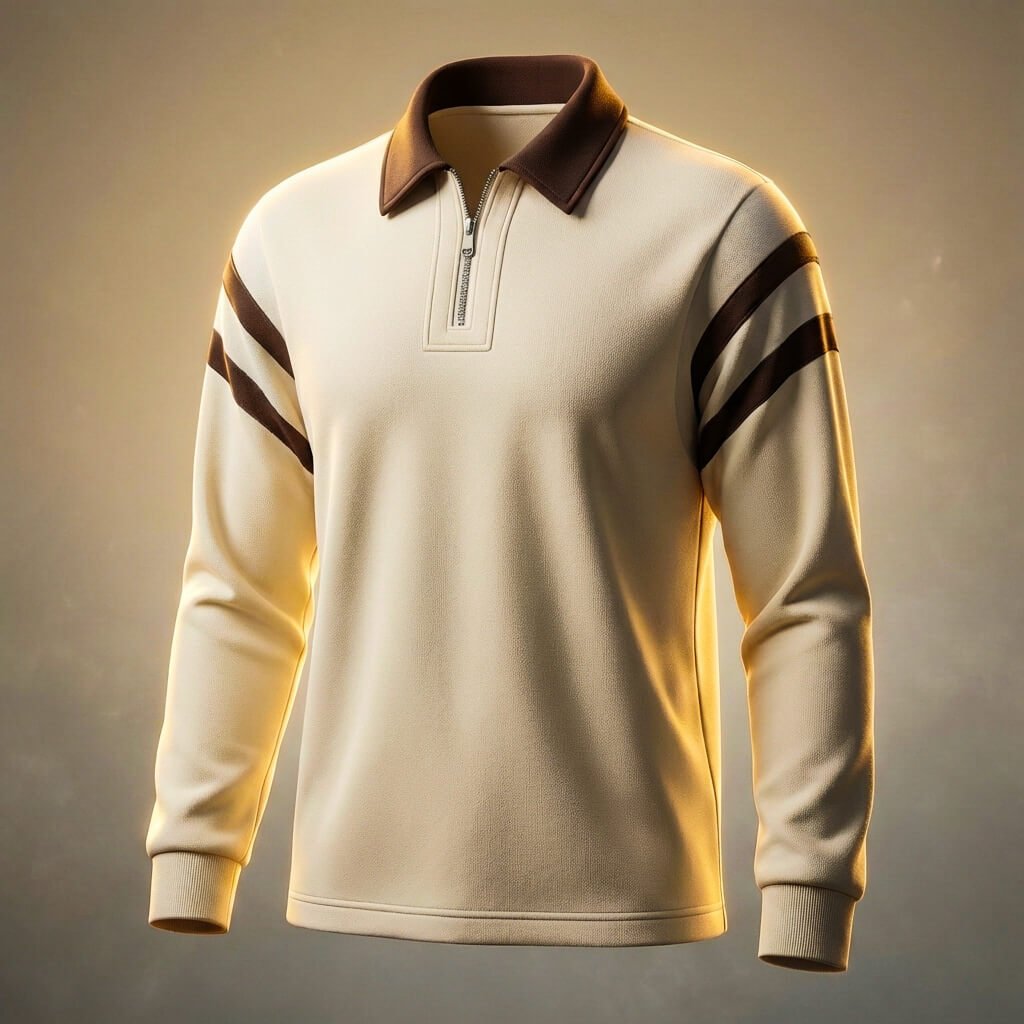 Sebastian | Men's Long-Sleeve Quarter-Zip Polo