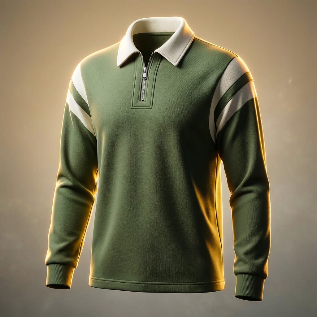 Sebastian | Men's Long-Sleeve Quarter-Zip Polo