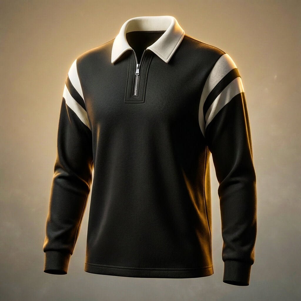 Sebastian | Men's Long-Sleeve Quarter-Zip Polo