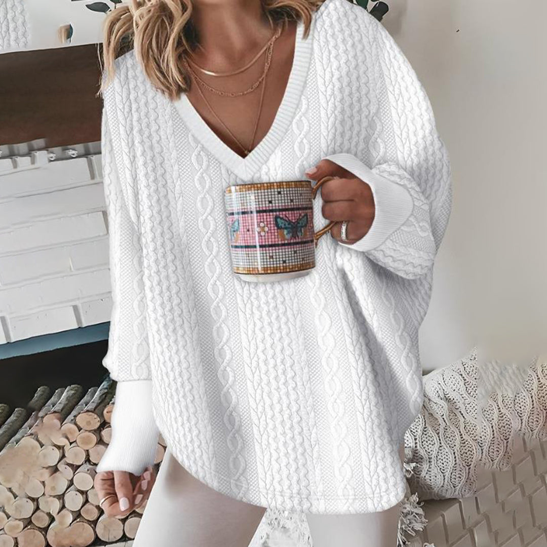 Thealyn | Women's Oversized Cable Knit Sweater