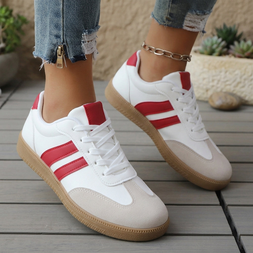 Theodora | Women's Comfortable Casual Varenzo Orthopedic Trainers Sneakers — 2