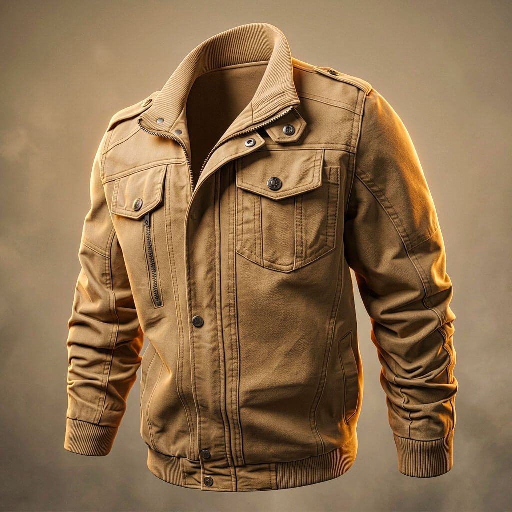 Theodore | Men's Lightweight Casual Aaron Organic Denim Jacket — 1