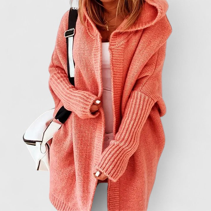 Tindraina | Women's Cardigan Oversized Hooded Cozy Everyday Wear