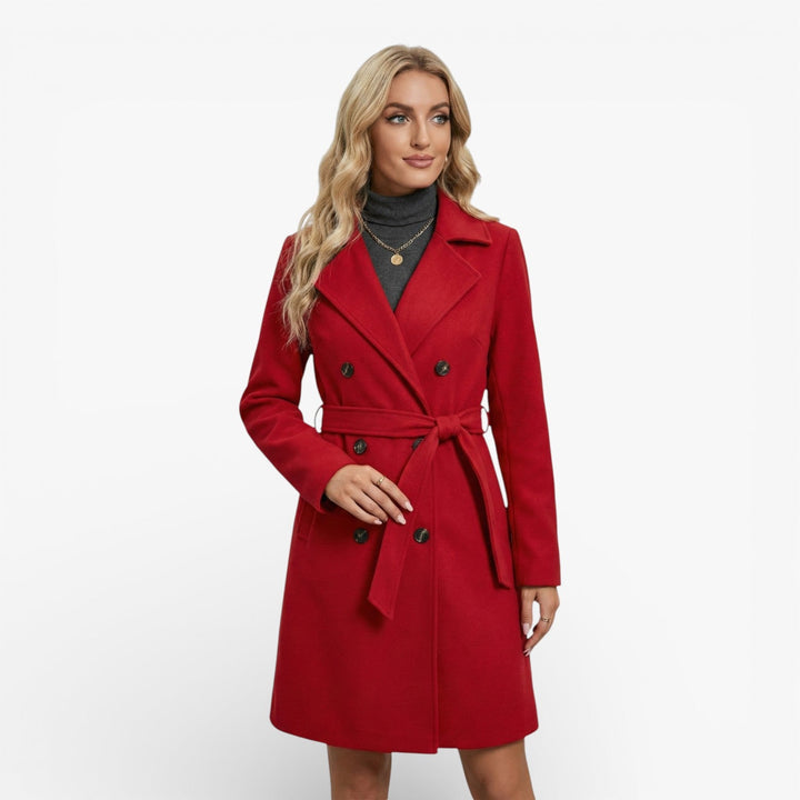 Tindralyn | Casual Stretch Helsinki Coat With Double Button Details Tops