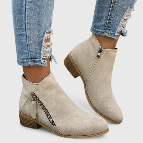 Veletta | Block Heel Ankle Boots