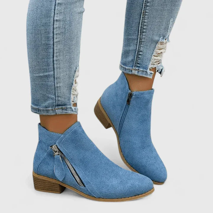 Veletta | Block Heel Ankle Boots