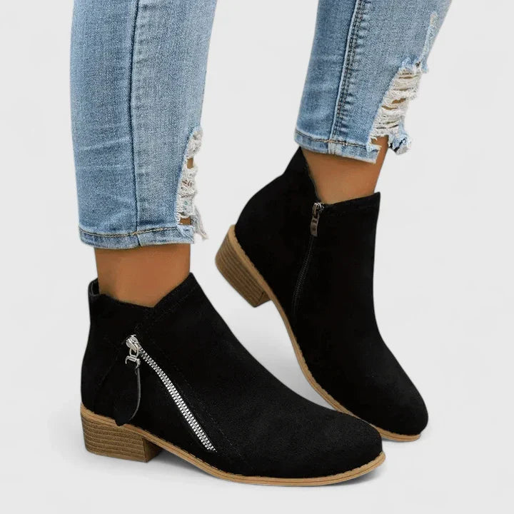 Veletta | Block Heel Ankle Boots