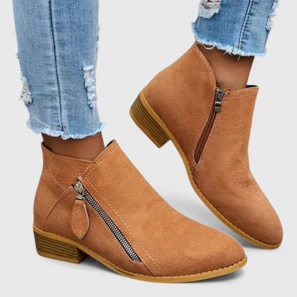 Veletta | Block Heel Ankle Boots