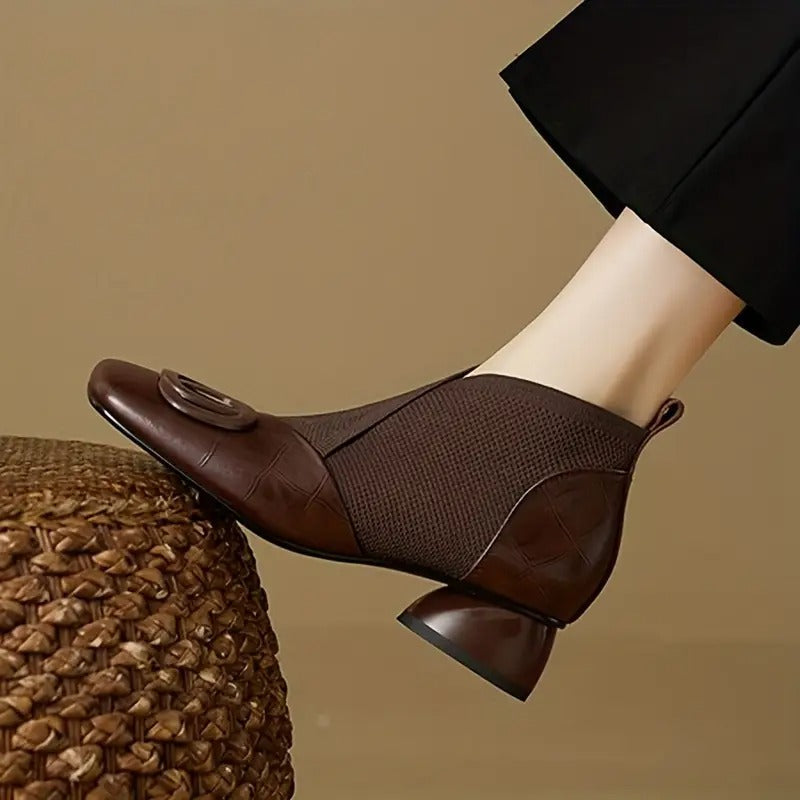 Verareth | Women's Orthopedic Booties | Premium Edition — Brown