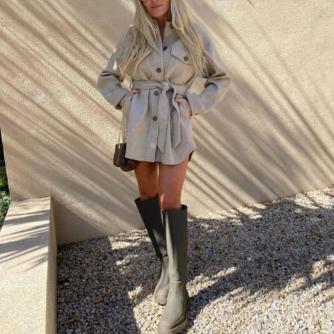 Vespervanne | Double-Breasted Trench Coat
