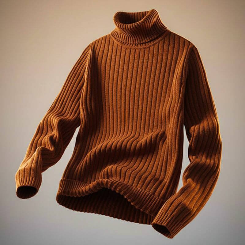Vienmora | Women's Turtleneck Sweater Wool Layering - Mint Green