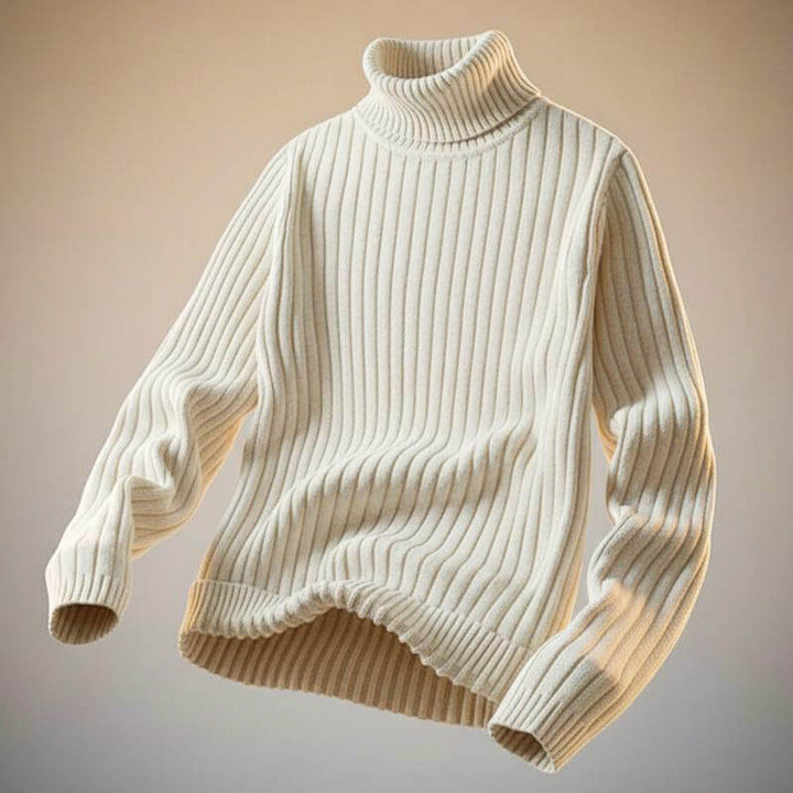 Vienmora | Women's Turtleneck Sweater Wool Layering - Mint Green