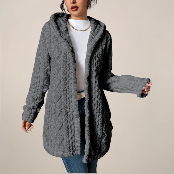Ysenelyn | Women's Cozy Knit Hooded cardigan for Wear Sweaters — 1