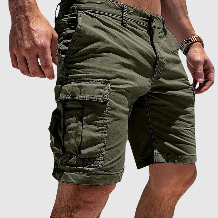 Xavier | Men's Denim Cargo Utility Shorts